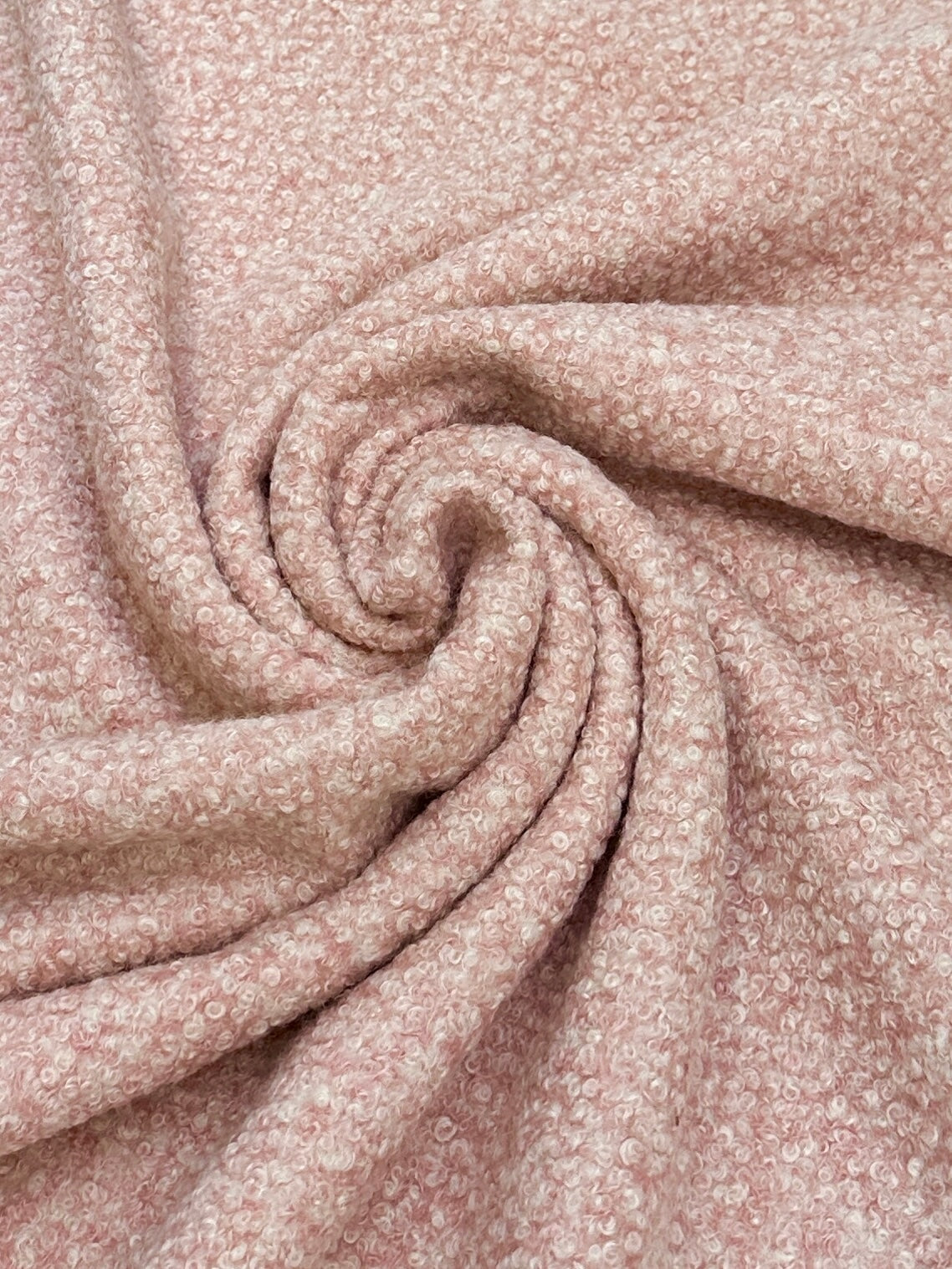 Blush Pink Premium Faux Wool