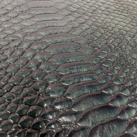 Vinyl Fabric 3D Embossed Snake Skin