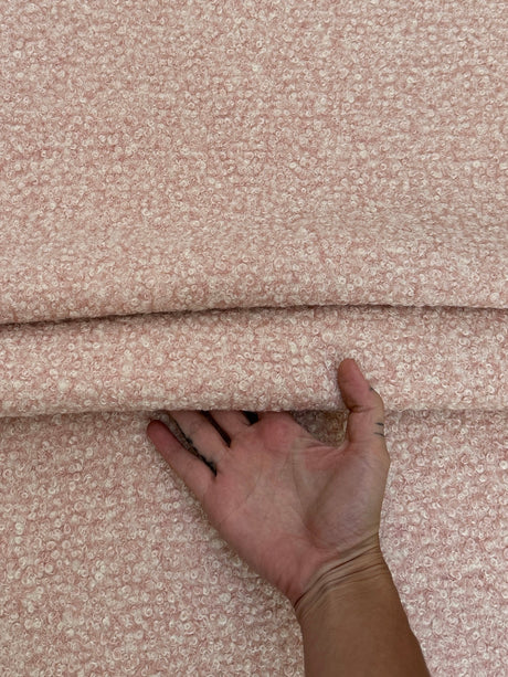 Blush Pink Premium Faux Wool