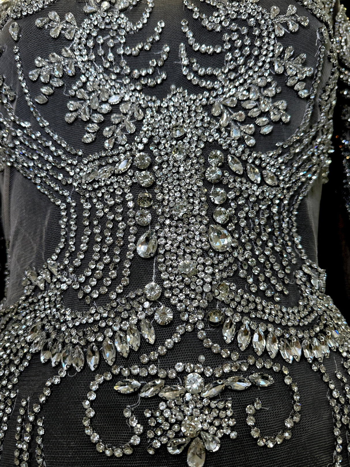 Rhinestone Bodice Applique