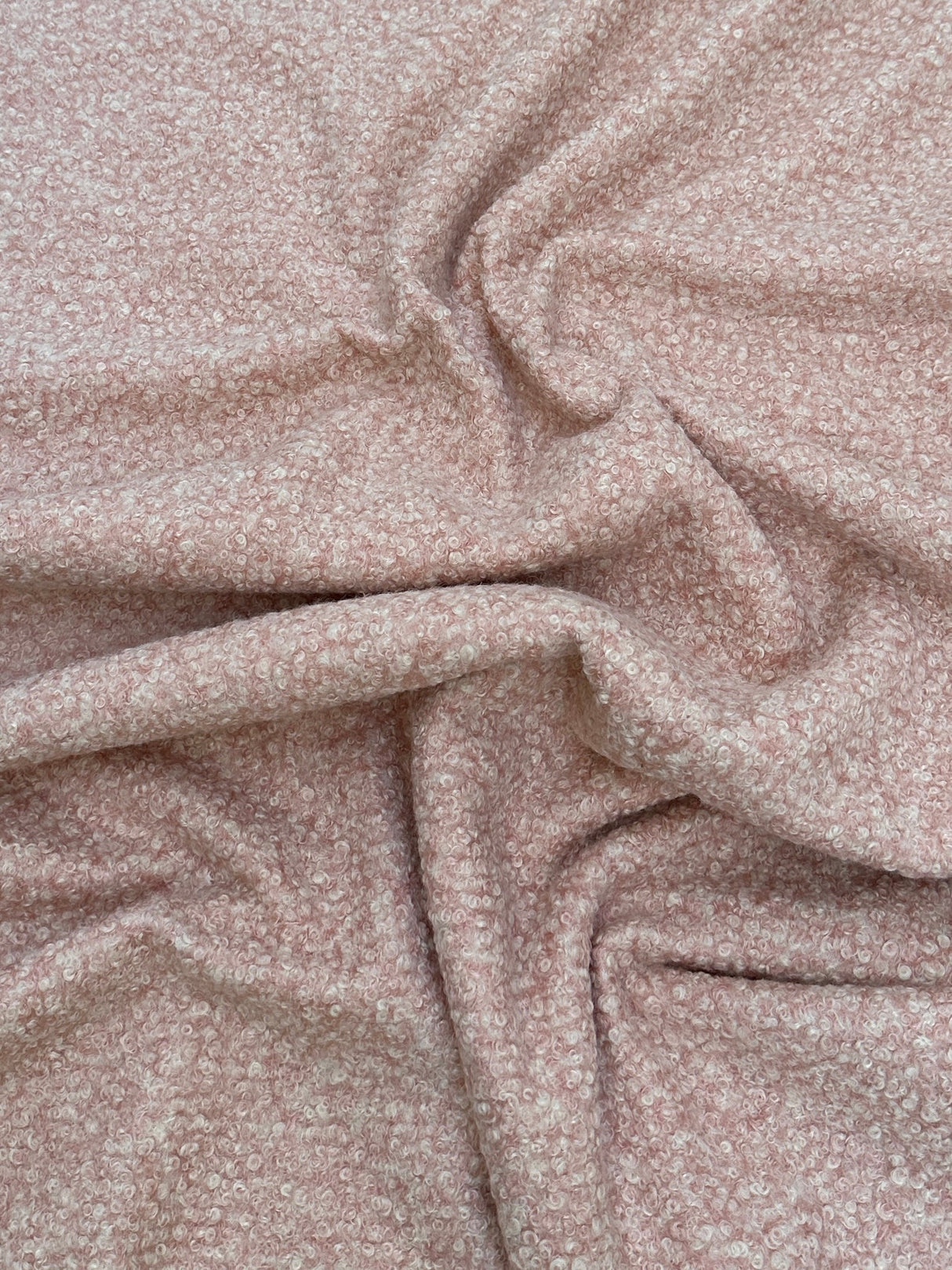 Blush Pink Premium Faux Wool