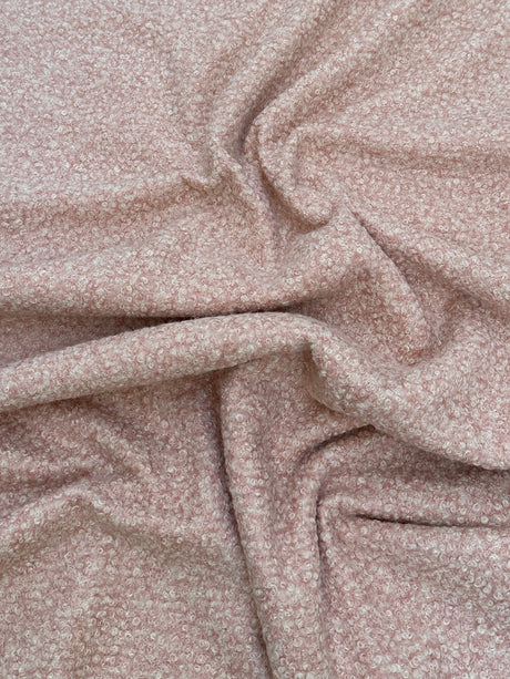 Blush Pink Premium Faux Wool