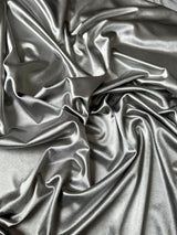 Shiny Nylon Spandex Silver