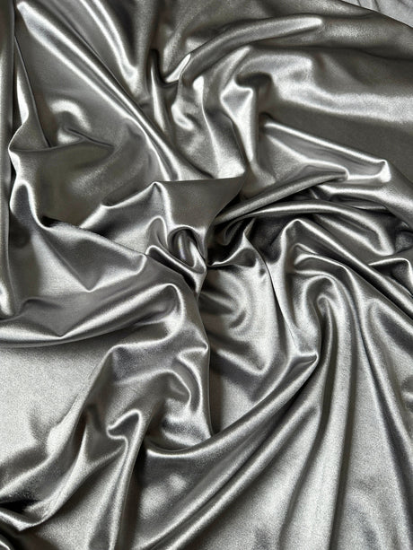 Shiny Nylon Spandex Silver