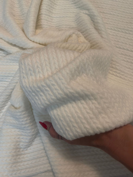 Buttery Soft Cable Sweater Knit