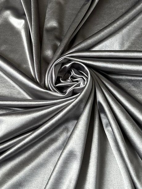 Shiny Nylon Spandex Silver