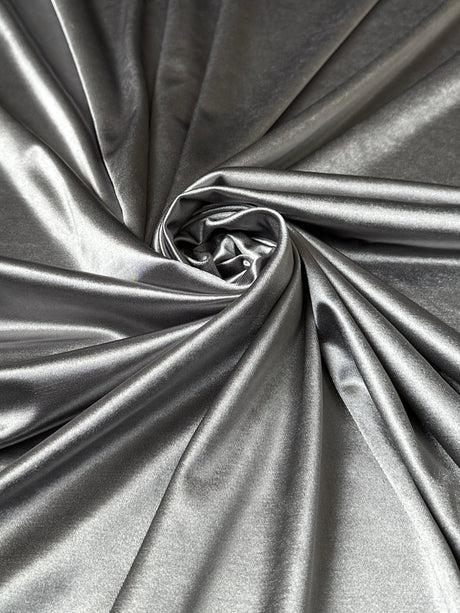 Shiny Nylon Spandex Silver