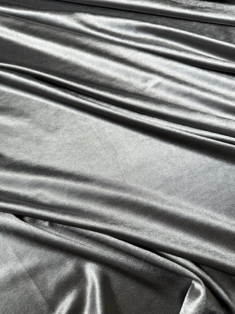 Shiny Nylon Spandex Silver