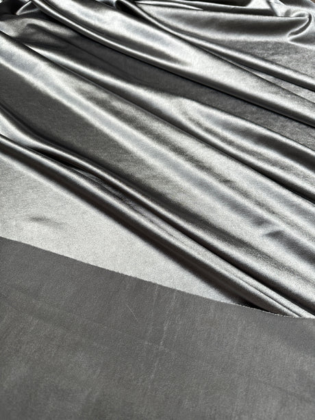 Shiny Nylon Spandex Silver