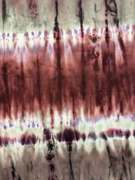 Brown And Green Ombre Polyester Spandex Fabric - Brown And Green Ombre, 58"/60" Width (1 Yard)