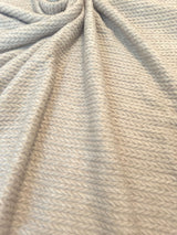 Oatmeal Cable Textured Sweater Knit