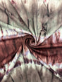 Brown And Green Ombre Polyester Spandex Fabric - Brown And Green Ombre, 58"/60" Width (1 Yard)