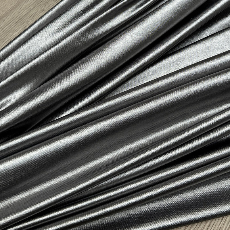 Shiny Nylon Spandex Silver