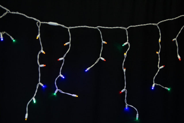 5MM Icicle Lights – Multi Color LED Holiday String Lights