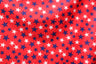 Patriotic Stars Polyester Spandex Fabric - Red, White, And Blue Star Print, 58"/60" Width (1 Yard)