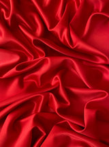 Red Stretch Crepe Back Satin