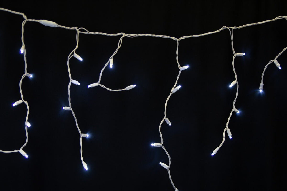 5MM Icicle Lights - Pure White