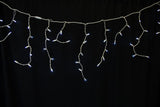 5MM Icicle Lights – Pure White LED Holiday String Lights