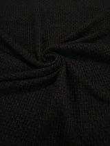 Black Chenille Tweed