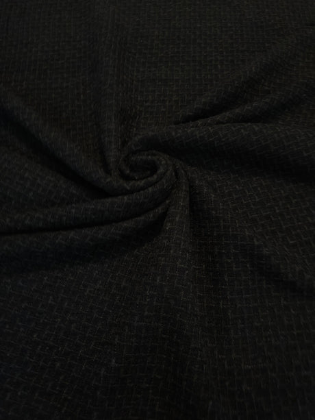 Black Chenille Tweed