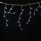 5MM Icicle Lights – Pure White LED Holiday String Lights