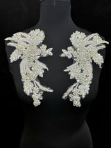 Silver Rhinestone Applique