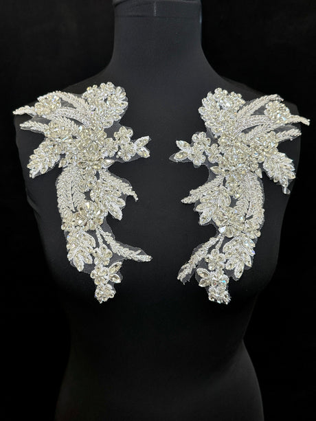 Silver Rhinestone Applique