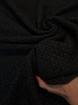 Black Chenille Tweed