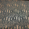 Polyester Burnout Mesh Fabric Greek Leopard Black 60"