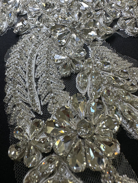Silver Rhinestone Applique