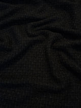 Black Chenille Tweed