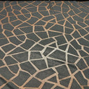 Giraffe Burnout Mesh Fabric Black 60"