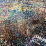 Stretch Tie Dye Lizard Skin Velvet Fabric