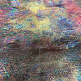 Stretch Tie Dye Lizard Skin Velvet Fabric