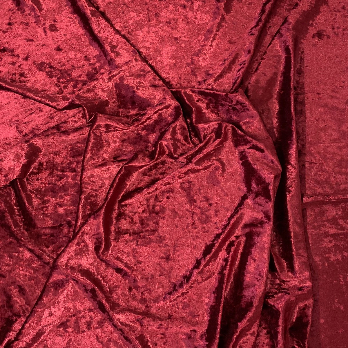 Crushed Stretch Velvet Fabric by the Yard