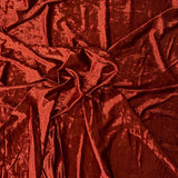 Crushed Stretch Velvet Fabric by the Yard