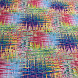 Polyester Spandex Multi Patch Print Fabric 60"
