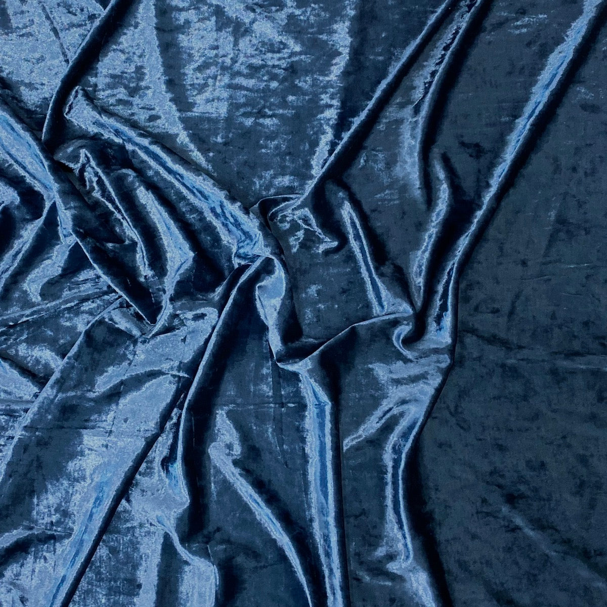 Crushed Stretch Velvet Fabric by the Yard