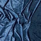 Crushed Stretch Velvet Fabric by the Yard
