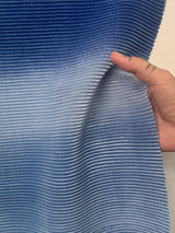 Shiny Printed Knit Denim Blue Ombre