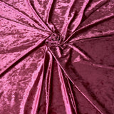 Crushed Stretch Velvet Fabric by the Yard