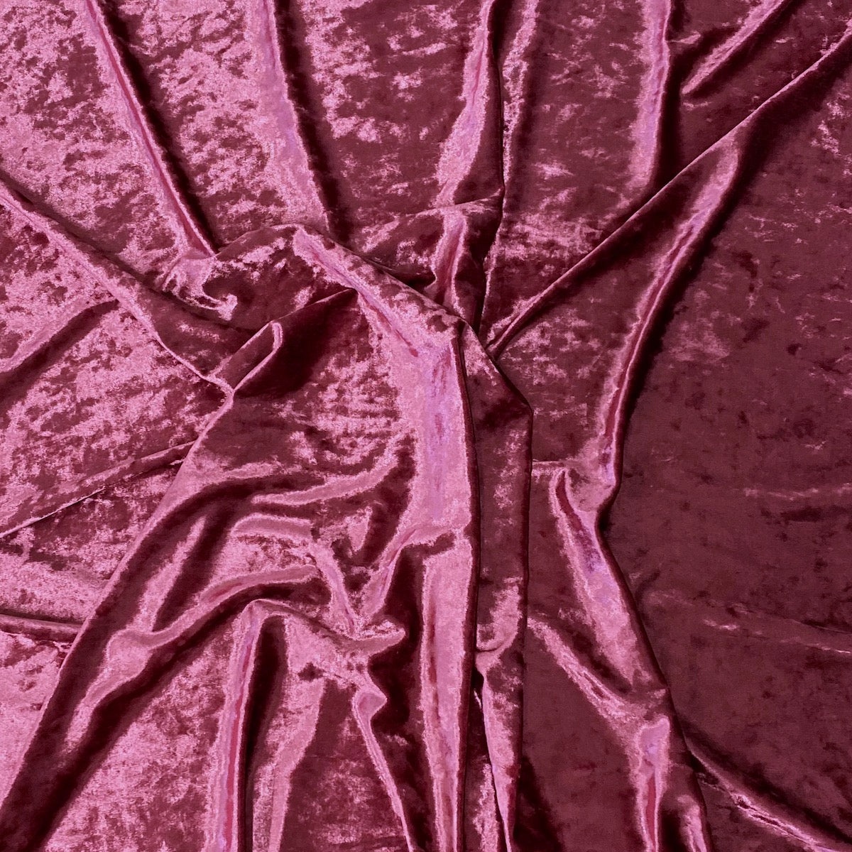 Crushed Stretch Velvet Fabric by the Yard