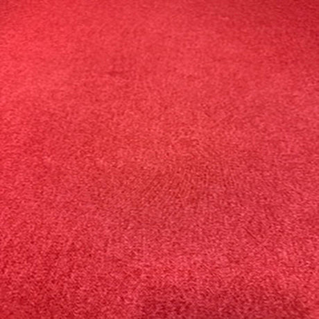 Polyester Spandex Red Denim-Look Fabric