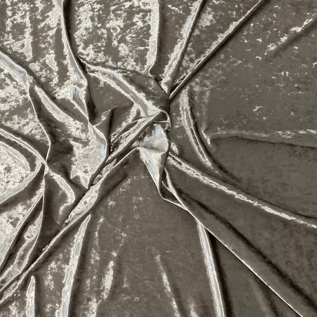 Crushed Stretch Velvet Fabric by the Yard