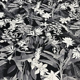 Polyester Spandex Paradise Paper Print Fabric 60"