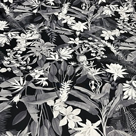 Polyester Spandex Paradise Paper Print Fabric 60"