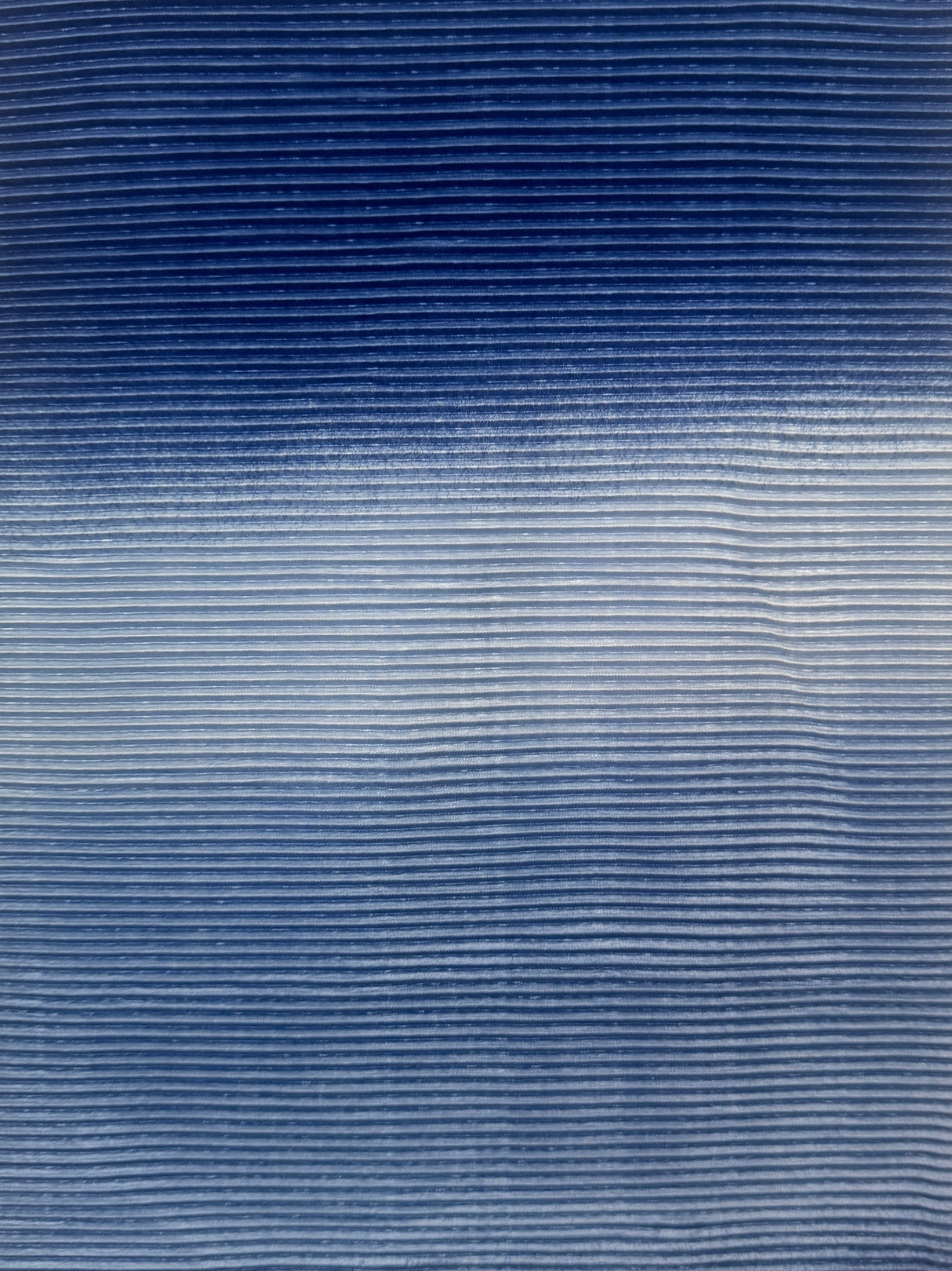 Shiny Printed Knit Denim Blue Ombre