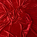 Crushed Stretch Velvet Fabric by the Yard