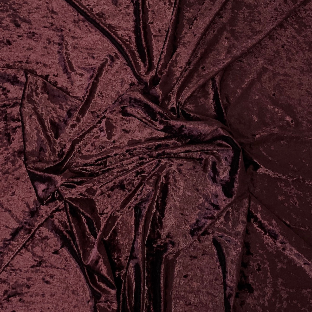 Crushed Stretch Velvet Fabric by the Yard