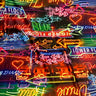 Polyester Spandex Graphic Print Fabric 4-Way Stretch 60"